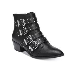 NWOT Sam Edelman Hutton Studded Buckle Booties
